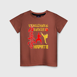 Детская футболка Боец кекусинкай карате
