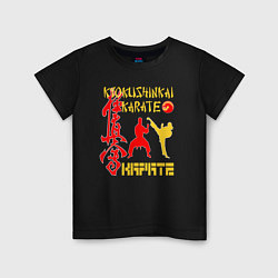 Детская футболка Боец кекусинкай карате