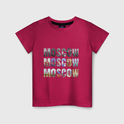 Детская футболка Moscow - Москва