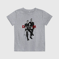Футболка хлопковая детская Depeche Mode - Memento Mori Two of Us, цвет: меланж
