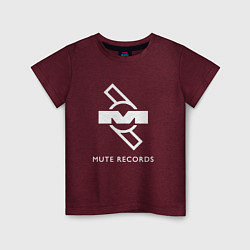 Детская футболка Depeche Mode Mute Records Logo