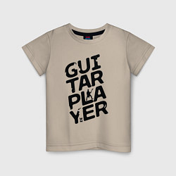 Детская футболка MoMo - Guitar player черный