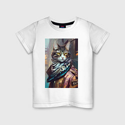 Детская футболка Городской котяра - модник