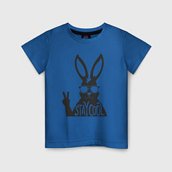 Детская футболка Stay cool rabbit