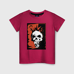 Детская футболка Punks skull