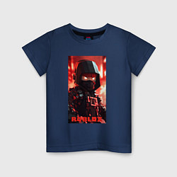 Детская футболка Roblox fire ninja