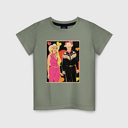 Детская футболка Ковбои Барби и Кен