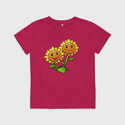 Детская футболка Двойные подсолнухи