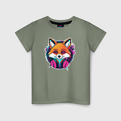 Детская футболка Neon fox