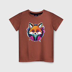 Детская футболка Neon fox