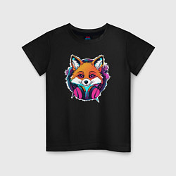 Детская футболка Neon fox