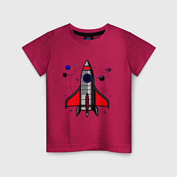 Детская футболка Ракета на взлете