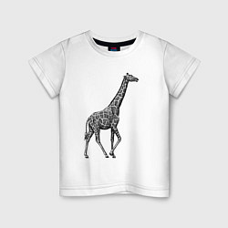 Детская футболка Жираф гуляет