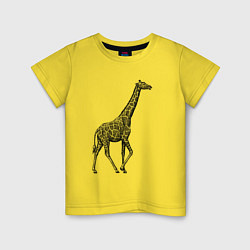 Детская футболка Жираф гуляет
