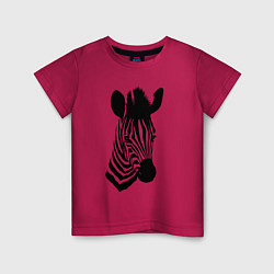 Детская футболка Зебра анфас