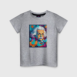 Детская футболка Альберт Эйнштейн арт