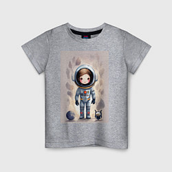 Детская футболка Милый маленький космонавт - нейросеть