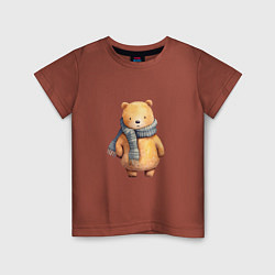 Детская футболка Милый плюшевый мишка