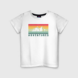 Детская футболка Adventures retro