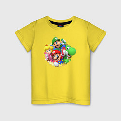Детская футболка Команда Марио