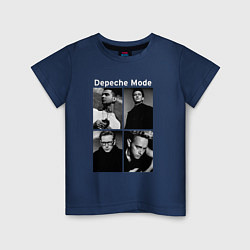 Футболка хлопковая детская Depeche Mode Violator 2, цвет: тёмно-синий