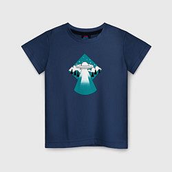 Детская футболка Приземление НЛО