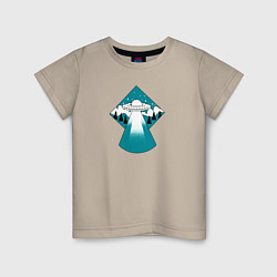 Детская футболка Приземление НЛО