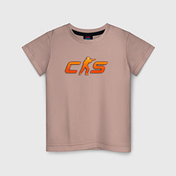 Детская футболка CS 2 orange logo