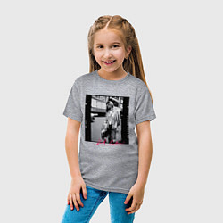 Футболка хлопковая детская Kurt Cobain - The Last Session, цвет: меланж — фото 2