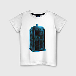 Детская футболка Black tardis