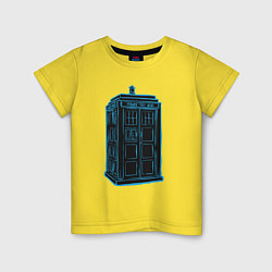 Детская футболка Black tardis