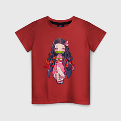 Детская футболка Чиби Незуко - Клинок демонов