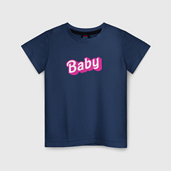 Детская футболка Baby: pink barbie style