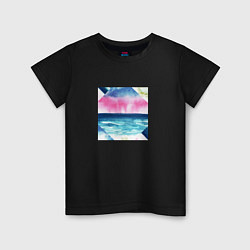 Детская футболка Абстрактное море закат рассвет