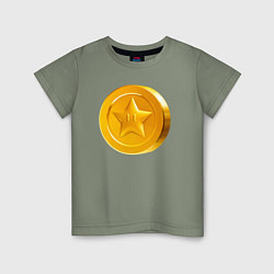 Детская футболка Монета Марио