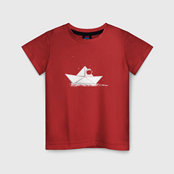 Детская футболка Космический кораблик