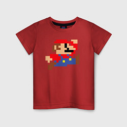 Детская футболка Пиксельный Марио