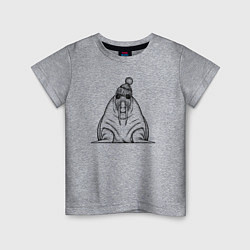 Детская футболка Морж хипстер