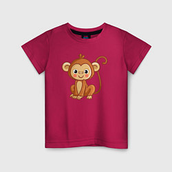 Детская футболка Милая мартышка