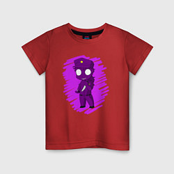 Детская футболка Фиолетовый человек