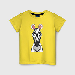Детская футболка Zebra view