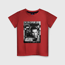 Футболка хлопковая детская Depeche Mode - Violation Band, цвет: красный