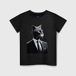 Детская футболка Бизнес-кот