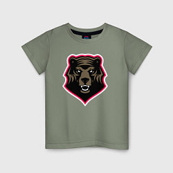 Детская футболка Bear head