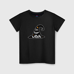 Детская футболка Im her witch ведьмина шляпа Хэллоуин
