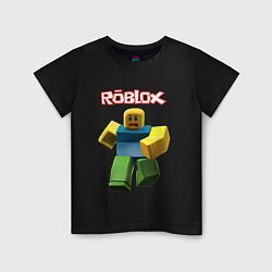 Детская футболка Roblox бегущий персонаж