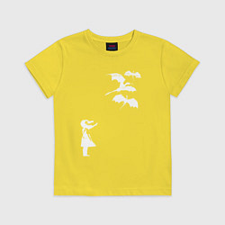 Детская футболка Девочка и драконы