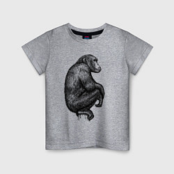 Детская футболка Шимпанзе на дереве