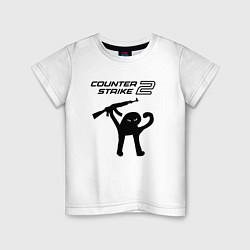 Детская футболка Counter strike 2 мем