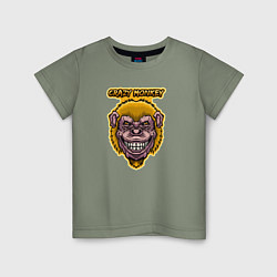 Детская футболка Yellow crazy monkey